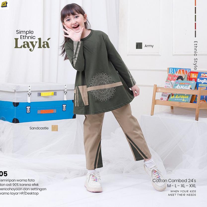 ☁ Baju Muslim Anak Perempuan Setelan Umur 5 6 7 8 9 10 11 12 Tahun Model Terbaru Lebaran 2022 ✈