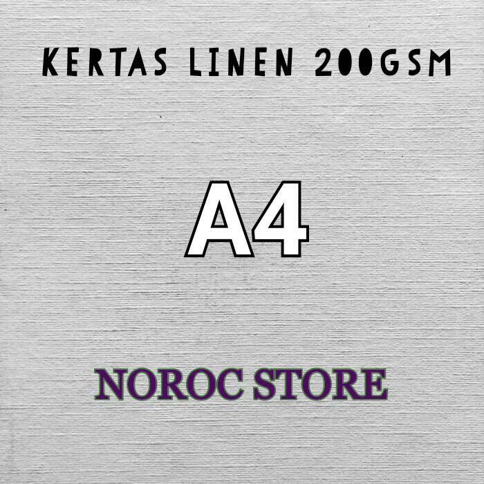 Kertas Linen Putih A4