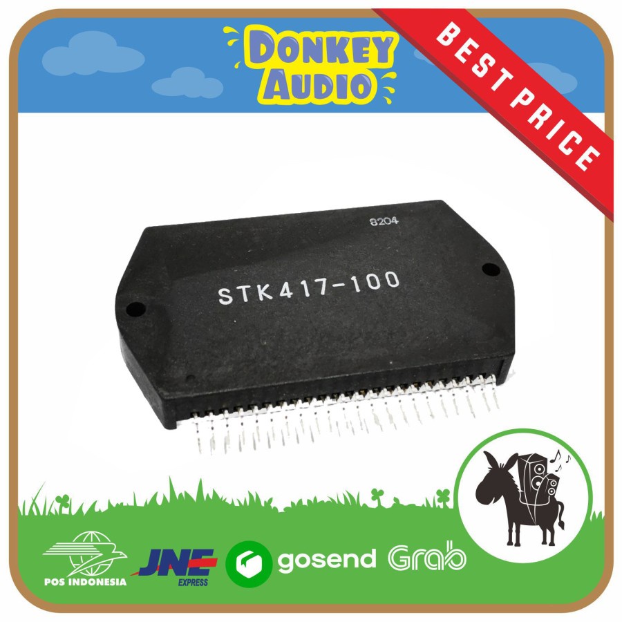 u8k1- IC STK 417-100 417100 471 100 417100B3A2 POWERED BY SANYO ORIGINAL (COD) COD