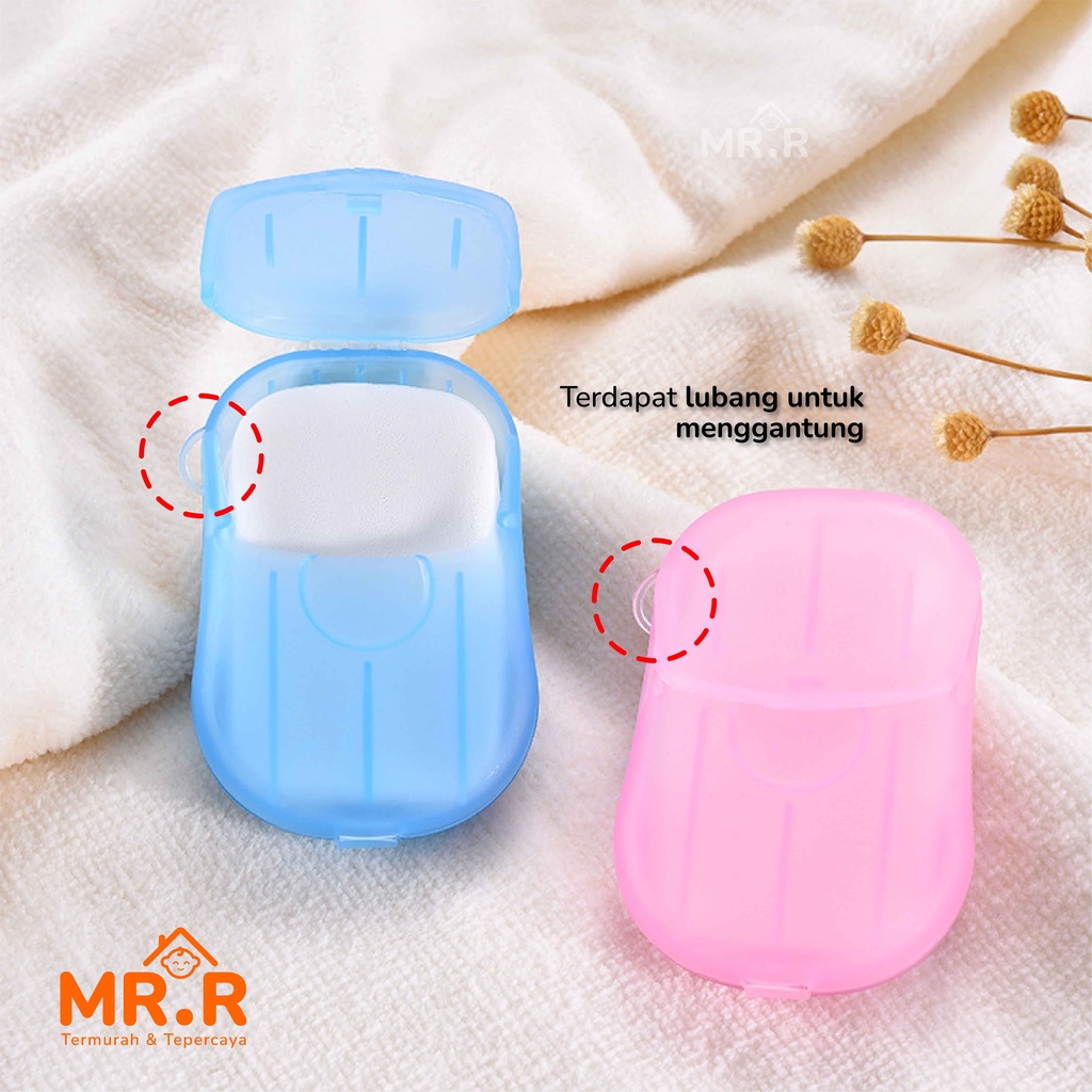 Sabun Cuci Tangan Kertas Mini Travel Disposable Paper Hand Soap Sabun Tangan Sabun Kertas Isi 20 lbr