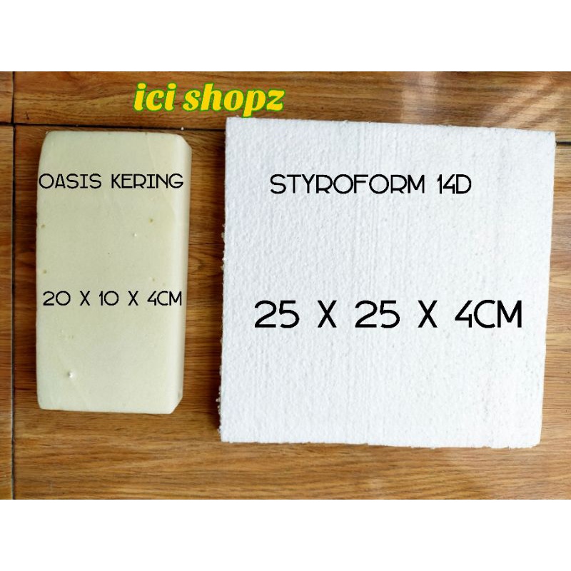 Oasis Kering & Styroform D14 / Busa Tanaman Artificial