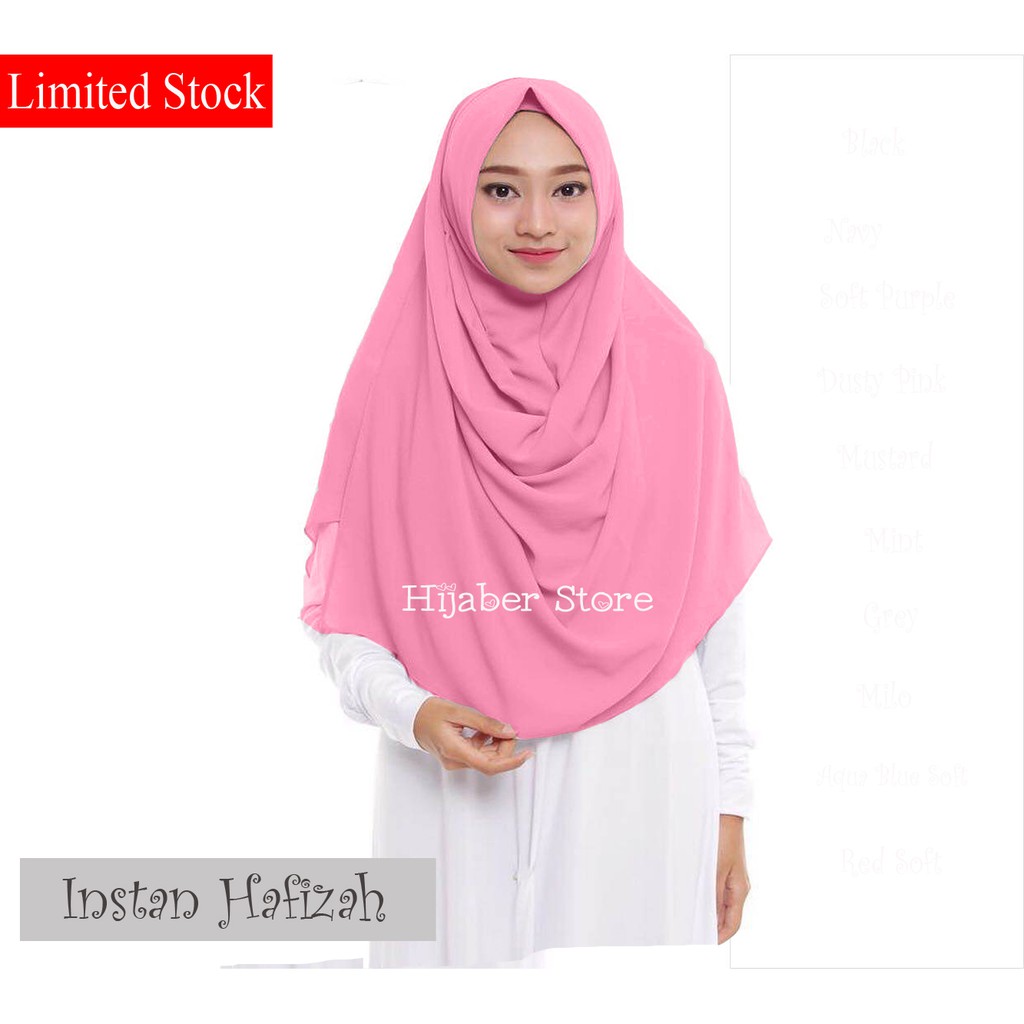  PROMO PASHMINA INSTAN HAFIZAH Hijab Jilbab  Hits 