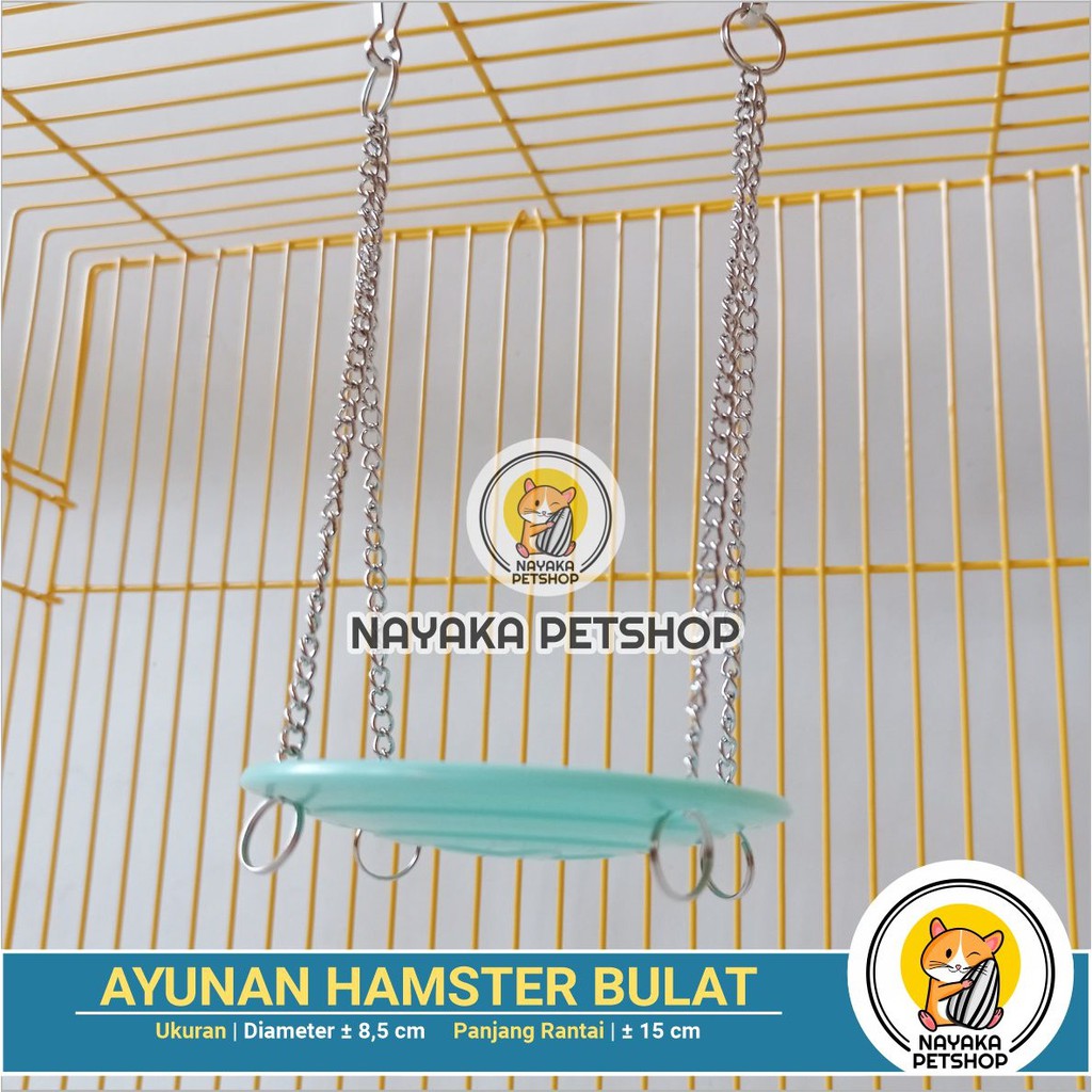 Ayunan Hamster Murah Bulat Mainan Hamster Swing