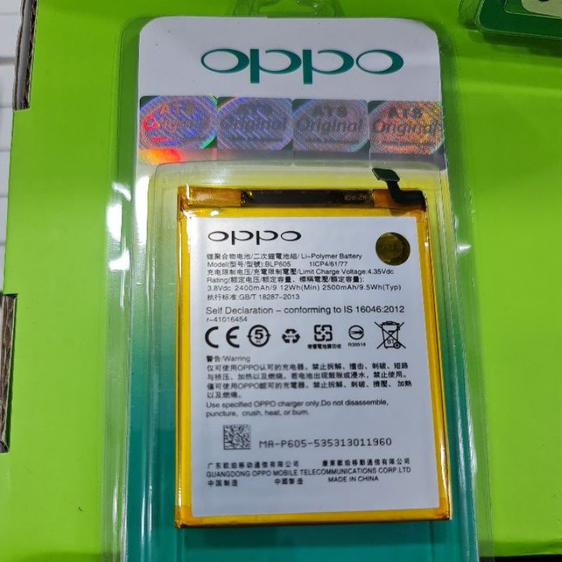 batterai battery baterai tanam Oppo BLP605 F1 NEO7