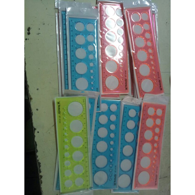 

PENGGARIS Bulat Butterfly