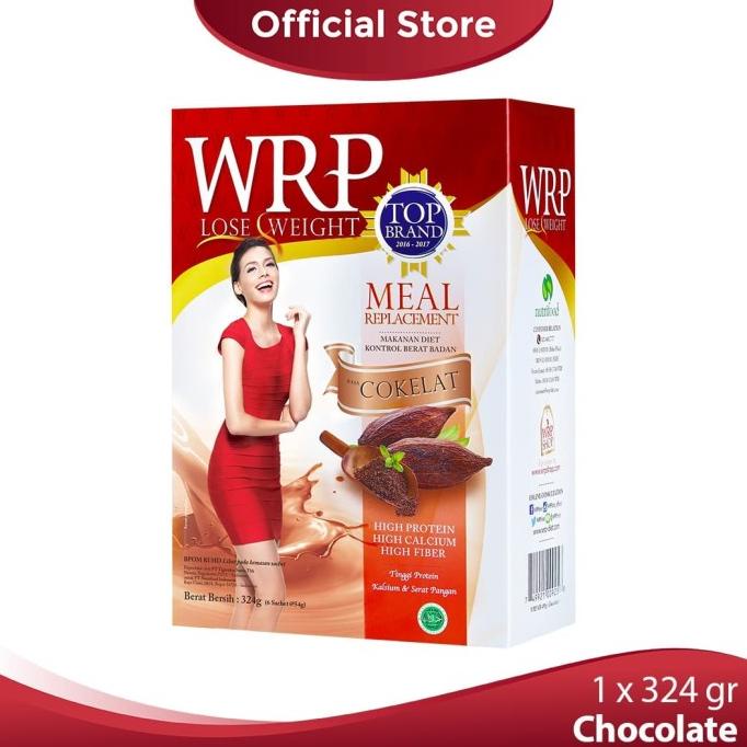 

BISA BAYAR DITEMPAT WRP Meal Replacement Chocolate 324 G (6 Sachet)