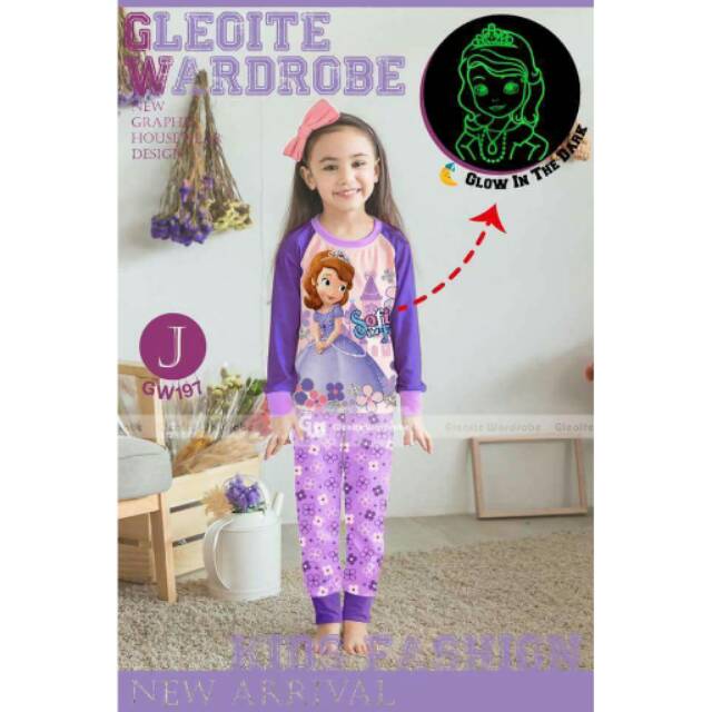 Pajamas anak cewek / baju tidur anak cewek GB404