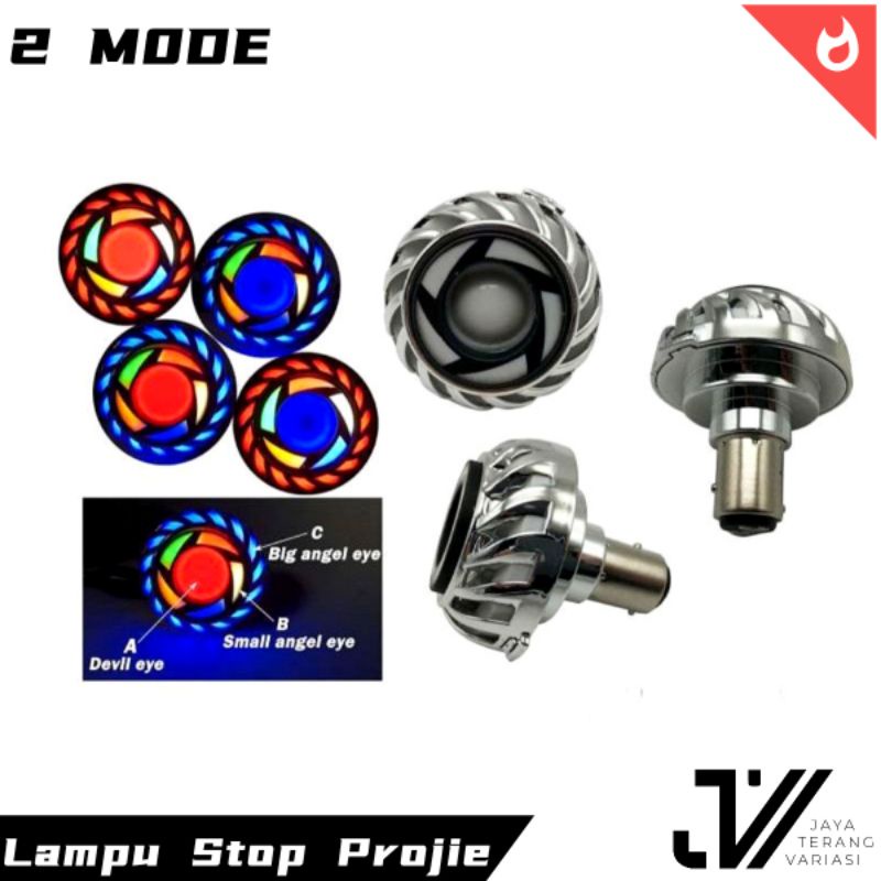 Dop Stop Rem Belakang Model PROJIE / Lampu Rem Kedip / Lampu rem Kedip motor / Lampu Stop Led /lampu