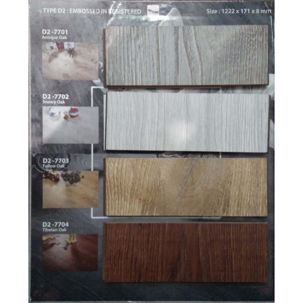 Lantai Parket Kayu Meforze D2 8mm