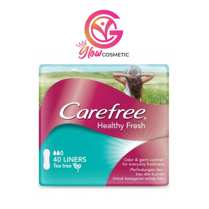 CAREFREE HEALTHY FRESH 20/40 LINERS TEA TREE