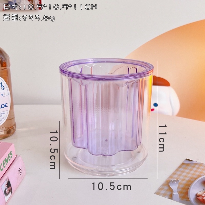 KENSHO Pen Holder / Tempat Alat Tulis / Clear Desk Set Aesthetic Import Lucu