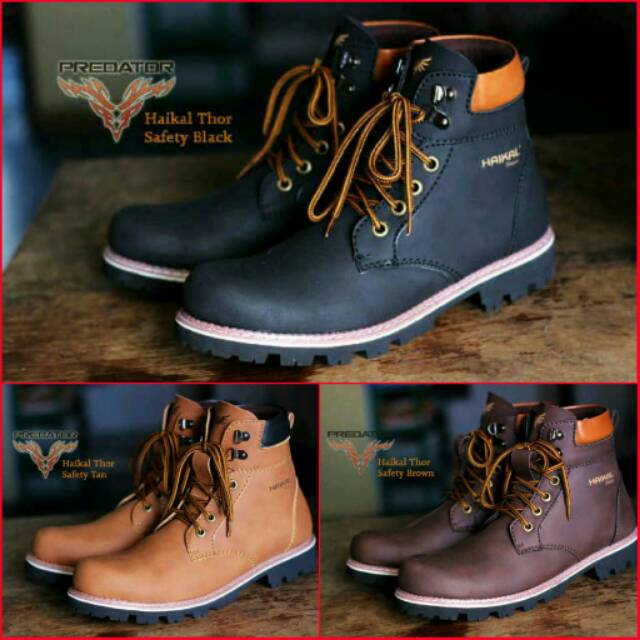 Sepatu Boots Original Predator Kulit Made In Distro Bandung