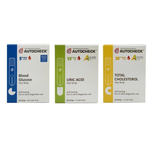 Strip Autochek GULA /Strip autocheck asam urat/strip autochek cholestrol