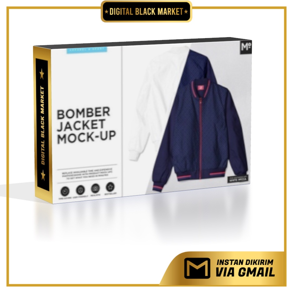 Bomber Jacket Mockup- Adobe Photoshop
