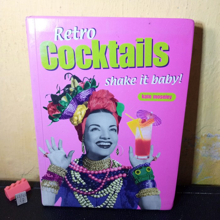 majalah bahasa inggris food and drink retro cocktails shake HC 144 hal