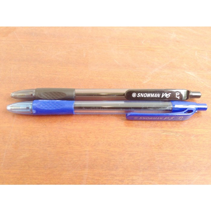 

Cantik Pulpen/Ballpoint Snowman V5 0.7Mm Isi 12 Pcs Bagus