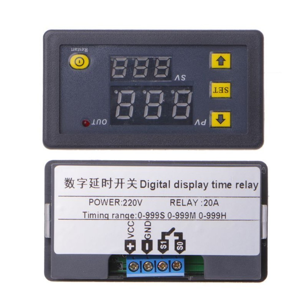 Modul Relay Timer Delay Digital LED AC110V-220V