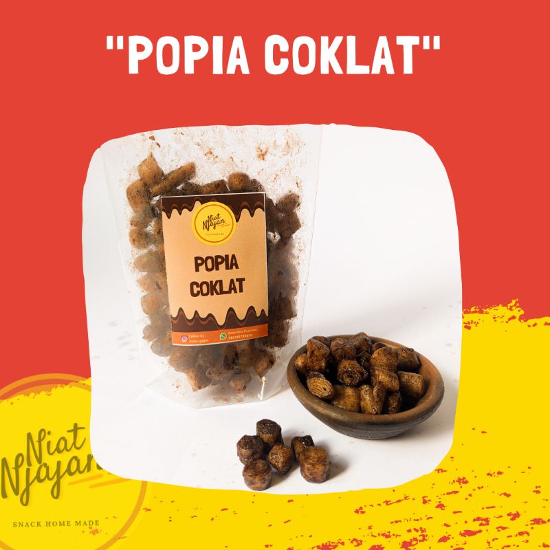 

popia coklat/lumring coklat 60gr