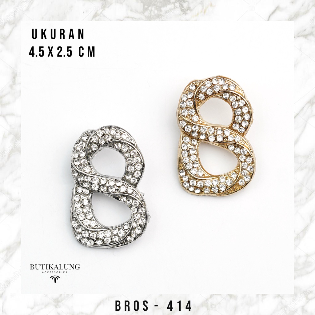 Bros Hijab Bross Peniti Brooch Jilbab Aksesoris Fashion Wanita Perhiasan Muslim BUTIKALUNG 414