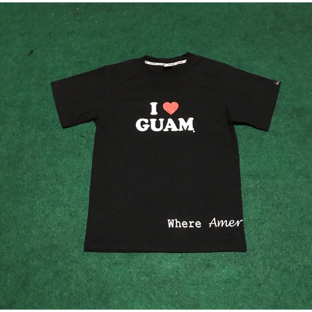 T-shirt I love Guam second