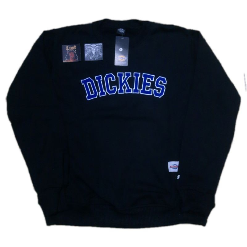 (COD) CREWNECK DICKIES BLACK TEXT BORDIR UNISEX
