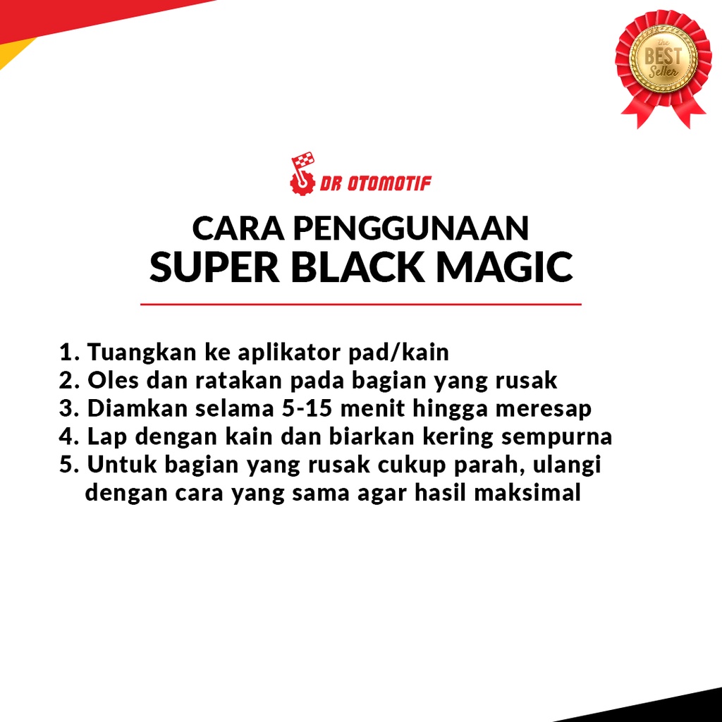 PENGHITAM BODY KASAR KENDARAAN MOTOR MOBIL PERMANEN CAIRAN MENGHITAMKAN MENGKILAPKAN PENGKILAP POLES BODI PLASTIK BESI RUBBER DASBOR SPAKBOR SAYAP KNALPOT COVER PELINDUNG SPION WIPER TRIM ANTI LUNTUR BAN BEMPER BUMPER DOORTRIM MESIN SEMIR HITAM KILAP