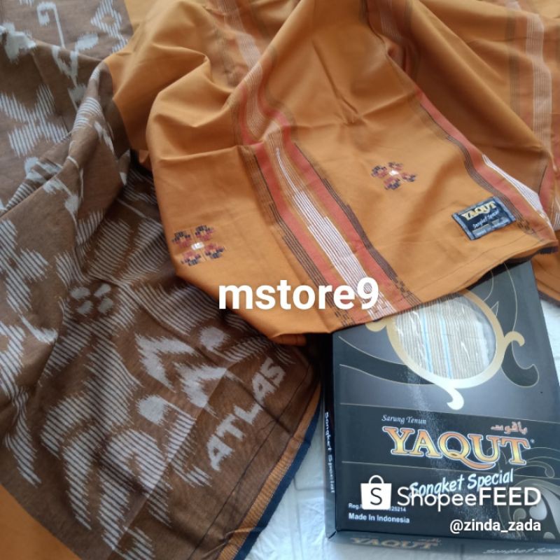 Sarung pria dewasa ATLAS YAQUT SONGKET, SUPER DOBBY dan YAQUT SONGKET SPESIAL
