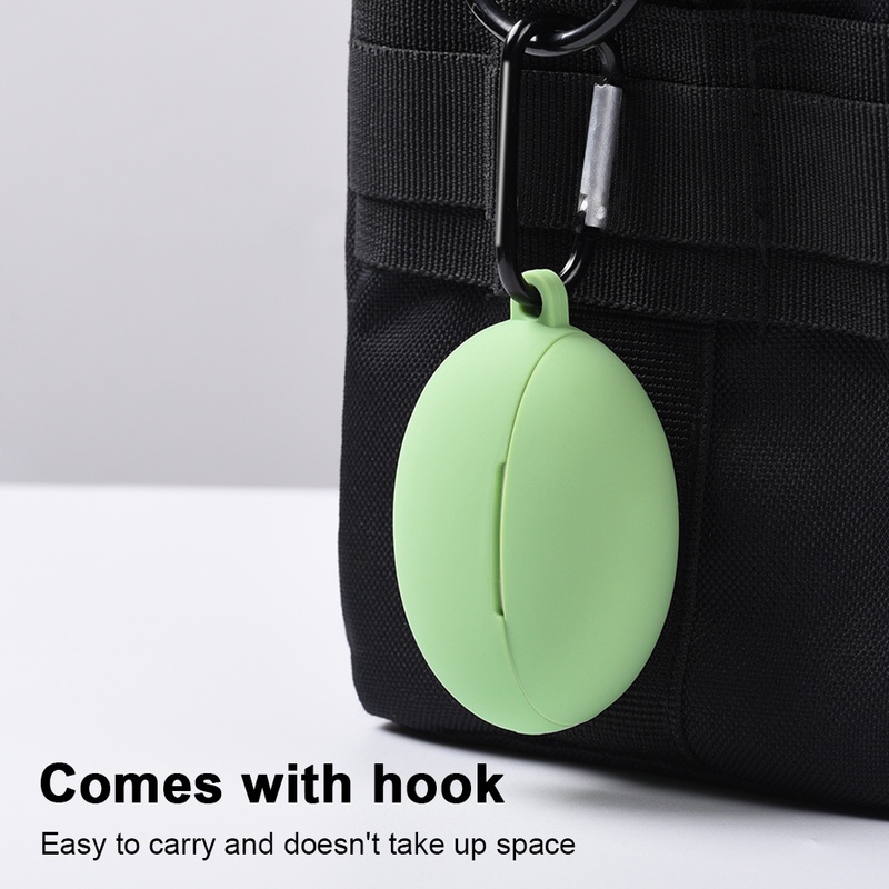 Casing Soft Case Silikon Anti Slip Dengan Kait Untuk Earphone Wireless Bluetooth Huawei Freebuds 4i