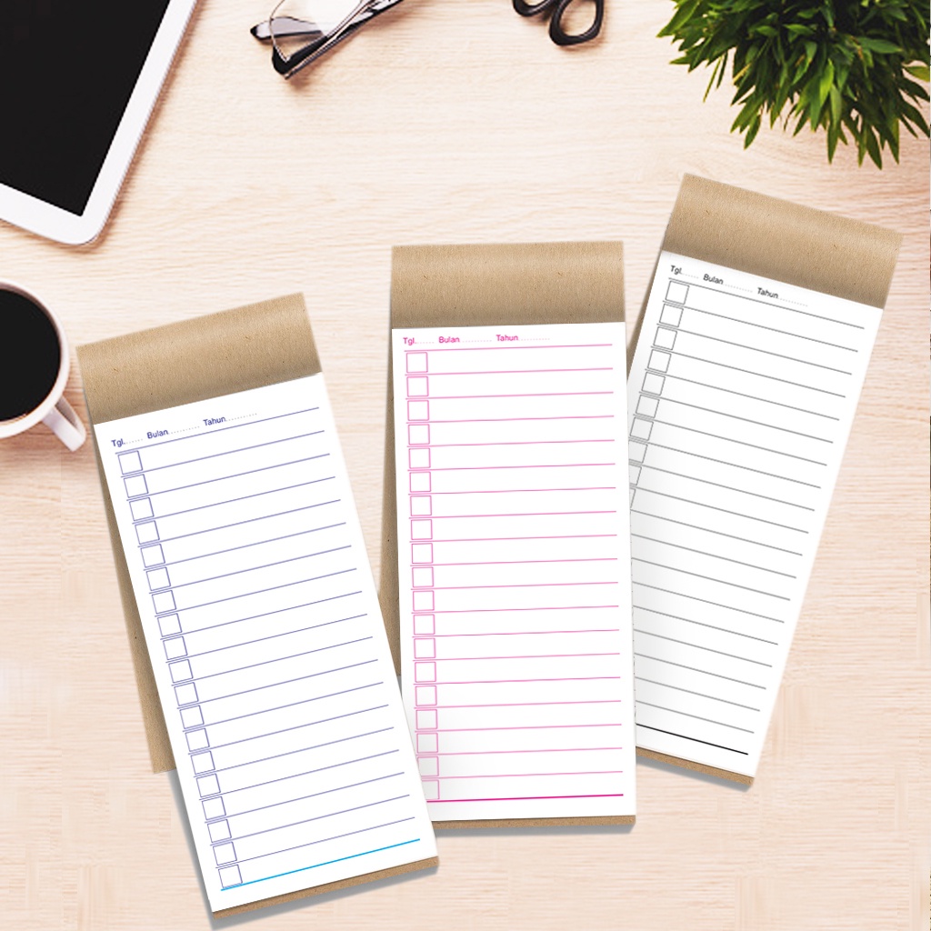 

ATK/ Alat tulis/ Stationery Note Book Check List - To Do List - Buku memo catatan kecil Murah