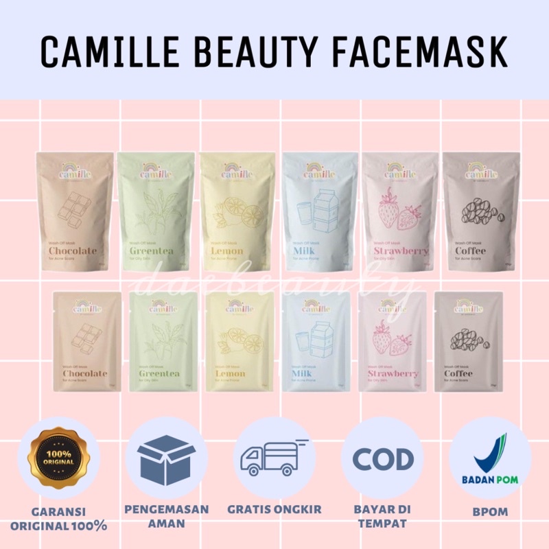 Masker Organik Camille Beauty / Camile beauty
