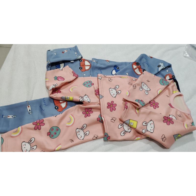 Baju tidur anak perempuan motif kelinci umur 2-7 tahun / Baju tidur anak umur 2-7 tahun