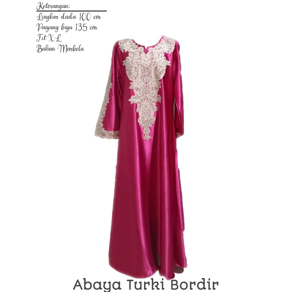 Abaya Turki Bordir