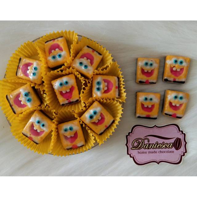 

.CTB Coklat karakter spongebob lucu unik enak halal ( DS BGR )