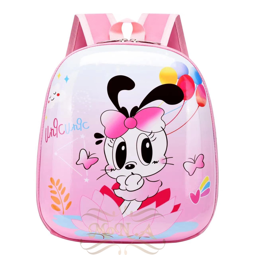 Tas Ransel Telur Sekolah Anak TK / PAUD - Tas Sekolah Anak Karakter lucu Karakter Cewek -M0172