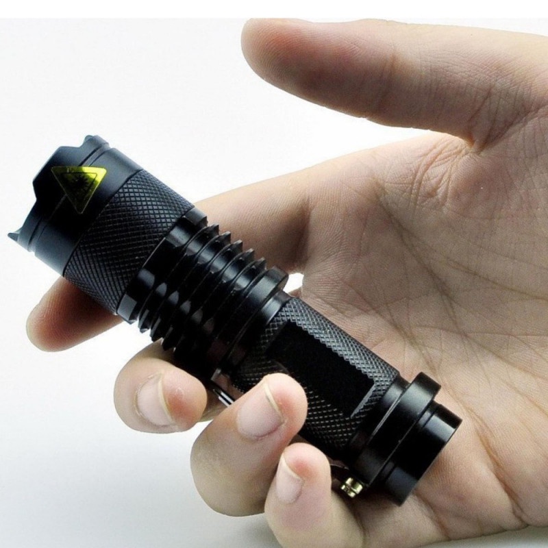 Senter LED Mini Outdoor CREE XML Lampu Darurat 2000 Lumens Waterproof