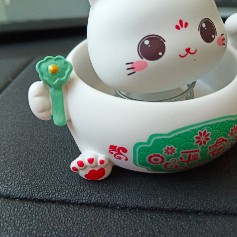 Pajangan Mobil Goyang Kepala Shake Head Doll Kucing Rezeki Jepang Maneki Neko Babi PIG PIGGY