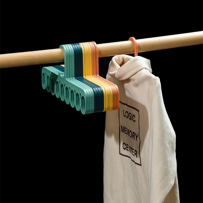 (BOW) Gantungan Baju Hemat Tempat 9 Slot Magic Hanger Multifunctional Non Slip