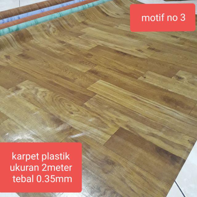 Karpet Plastik Karpet Lantai Vinyl Plastik Lebar 2m Tebal 0 35mm Shopee Indonesia