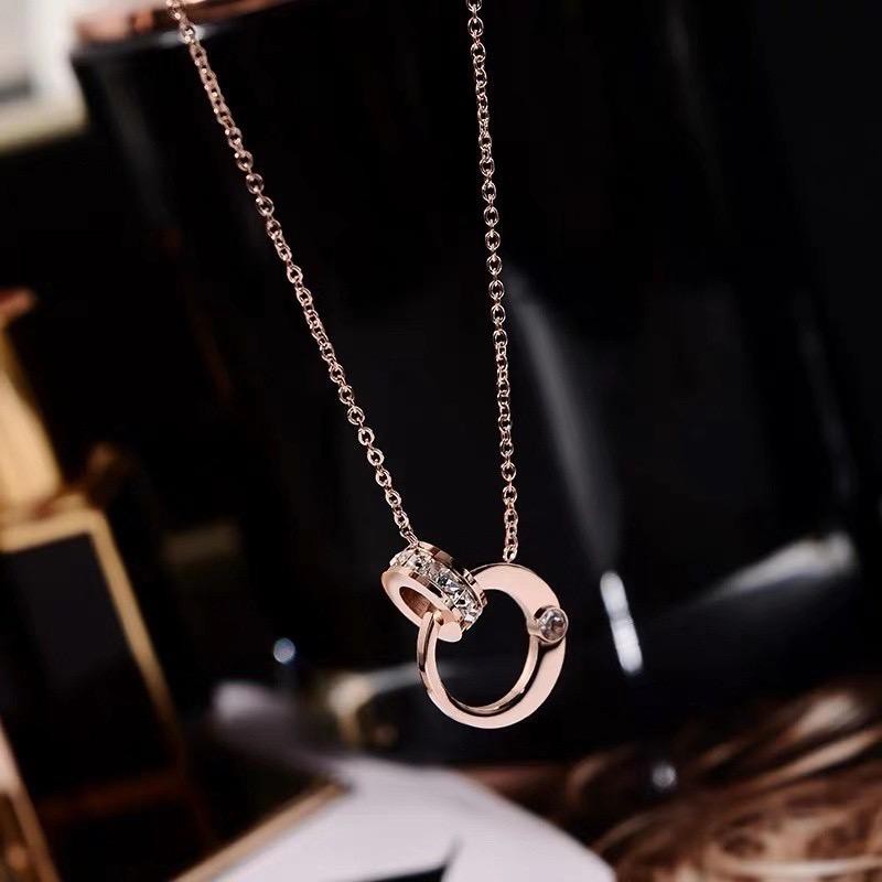 [New] Kalung fashion aksesoris titanium mini korea hadiah wanita cewek 316L anti karat KK087