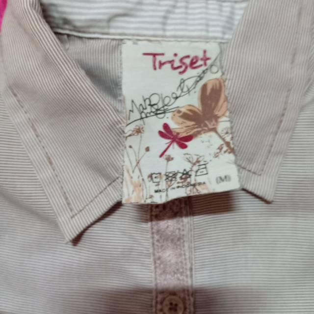 tunik ori triset like new uk m