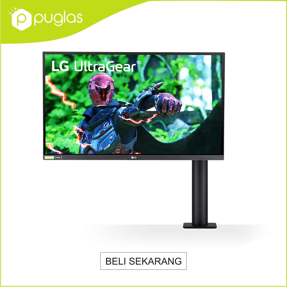 Monitor LED QHD LG 27GN880 IPS Ultragear HDMI USB C Nano IPS Ergo For Komputer PC