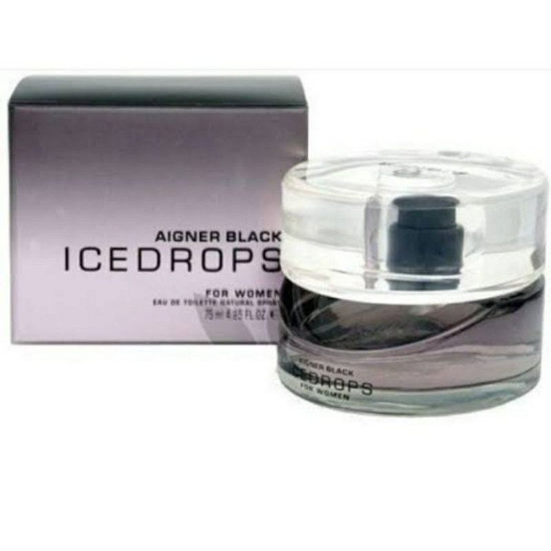 parfum original eropa aigner black icedrops 125ml for women