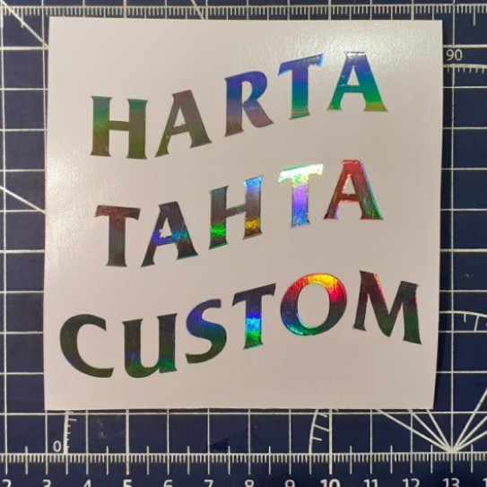 

Cutting Harta Tahta hologram custom88