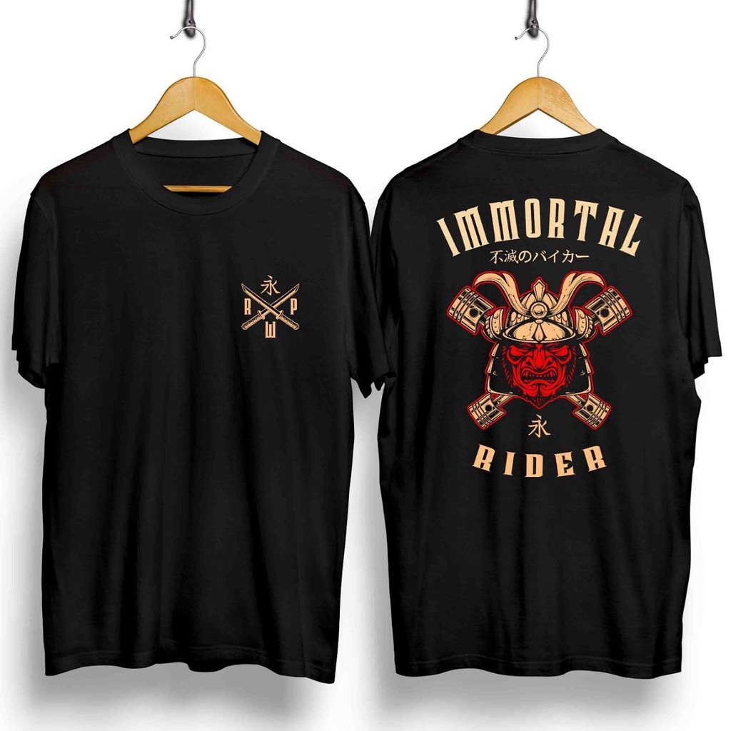  Kaos  Hitam Gambar Immortal Rider Slimfit Baju  Distro  