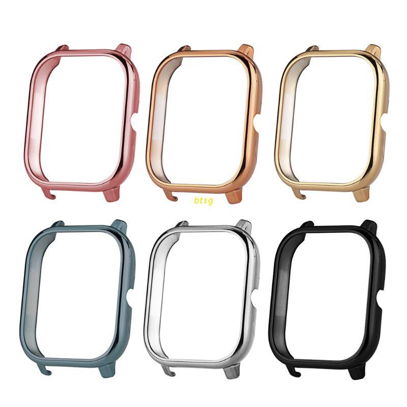 Btsg Casing Pelindung Layar Bahan PC Untuk Smartwatch Huawei mi Amaz-fit GTS