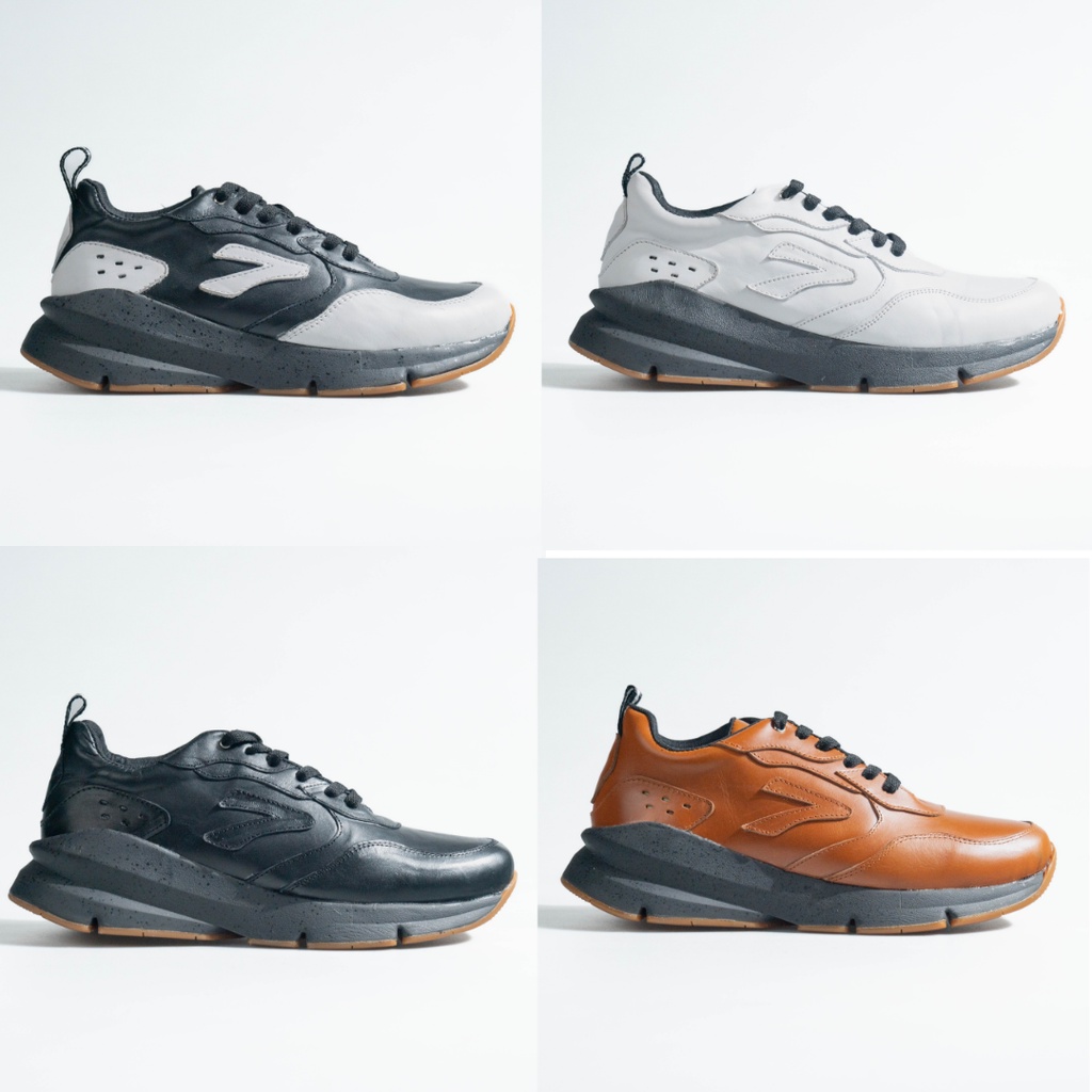 AREGON SEPATU SNEAKERS KULIT PRIA FALCON ORIGINAL