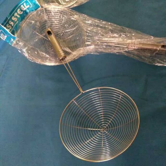 Mnz Saringan Parabola Stainless Goreng Mie 18 CM