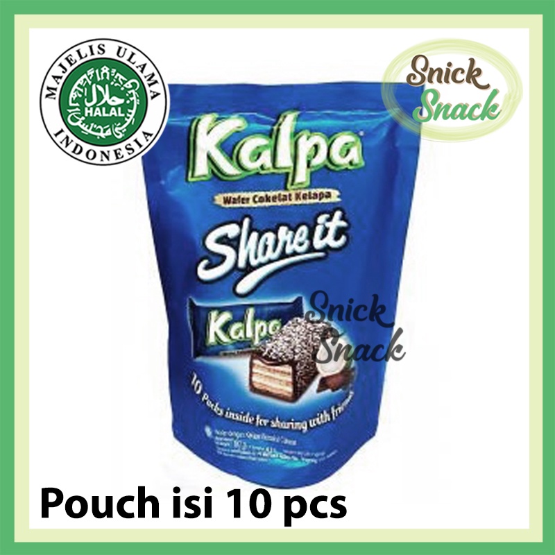 

Kalpa Wafer Coklat Salut Kelapa Share It Pouch isi 10pcs