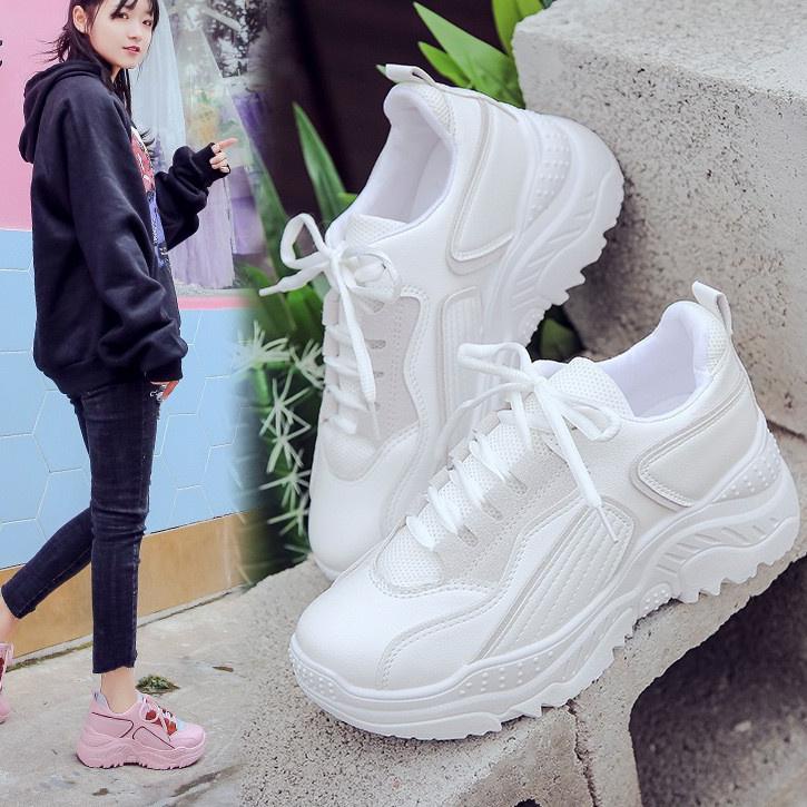 Koleksi Terbaru.. RJS - Sepatu Wanita Sneakers Korea Import Casual Shoes Korean Style K09 | Sepatu W