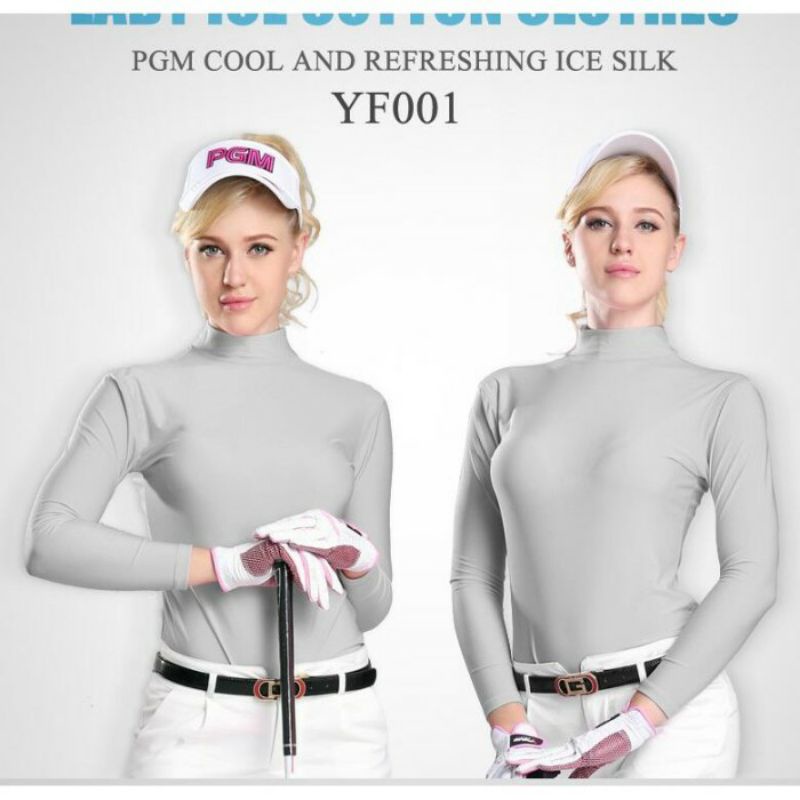 Pgm Kaos T-shirt Golf Lengan Panjang Untuk Wanita